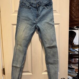 Kensie Light Blue High-Rise Skinny Jeans